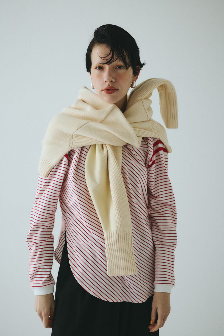 HeRIN.CYE「Asymmetrry hem knit tops」|ニット・セーター|