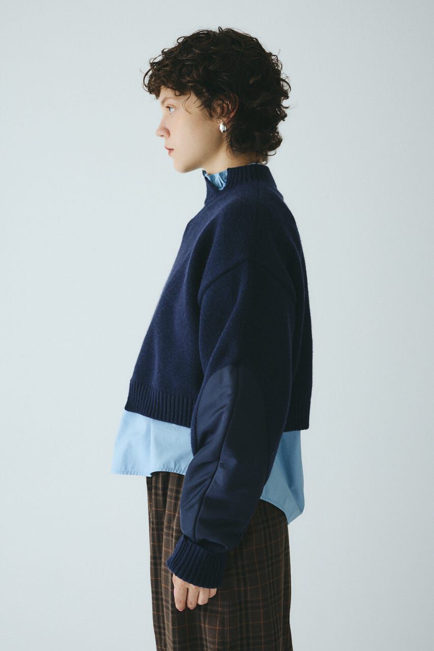 HeRIN.CYE「Asymmetrry hem knit tops」|ニット・セーター|