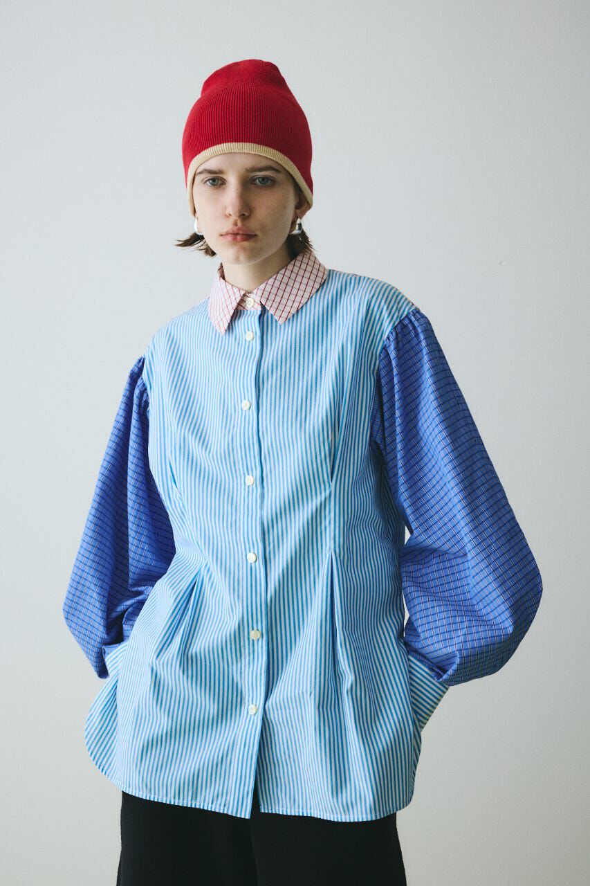 HeRIN.CYE「Ｍix pattern shirt」|シャツ・ブラウス|PNK