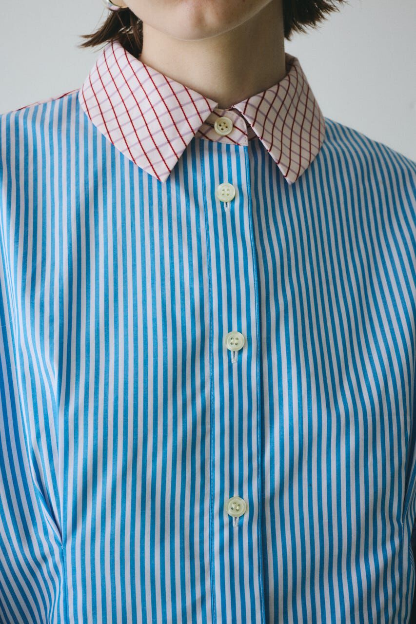 HeRIN.CYE「Ｍix pattern shirt」|シャツ・ブラウス|