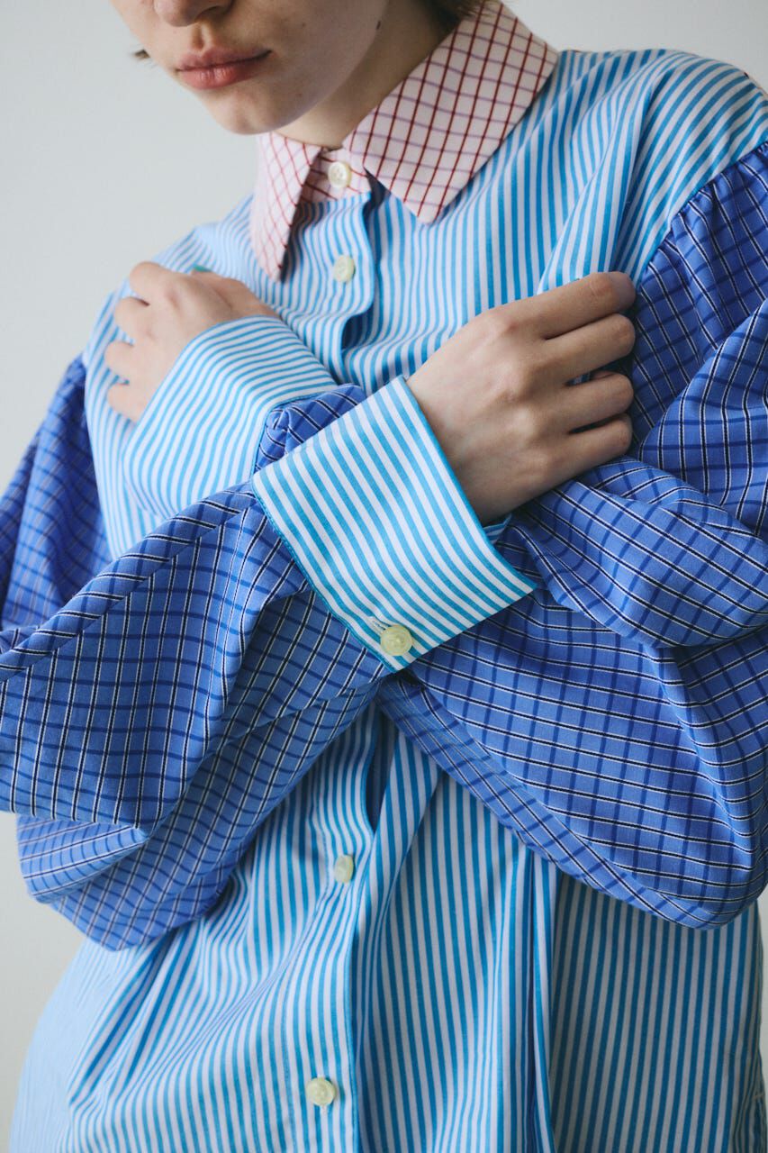 HeRIN.CYE「Ｍix pattern shirt」|シャツ・ブラウス|