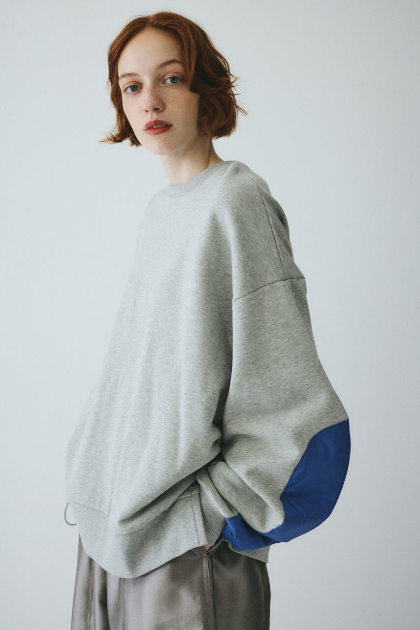 HeRIN.CYE「Elbow  patchi cut tops」|Tシャツ・カットソー|GRY