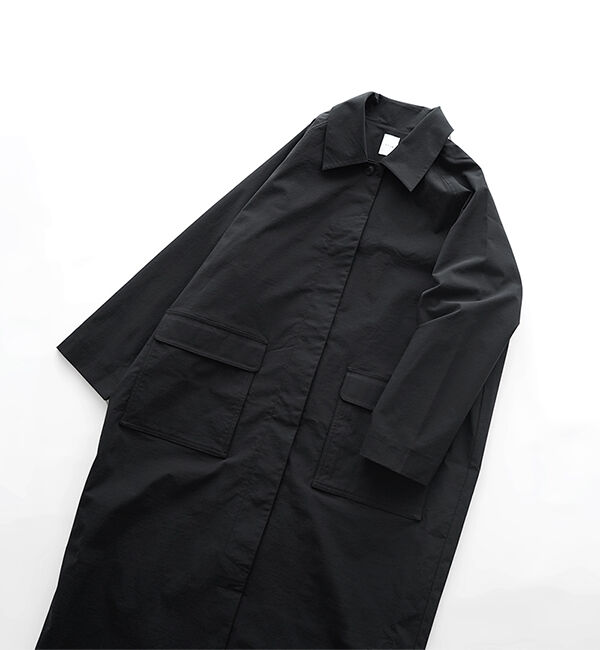 休日と詩「休日のドライブコート」|ステンカラーコート|