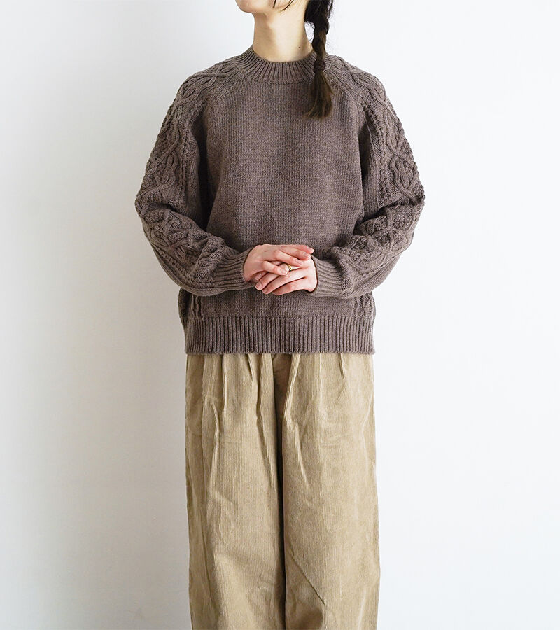 オオカミとフクロウ「オオカミと夜のパンとホットミルク&ldquo;くるみ&rdquo;」|ニット・セーター|