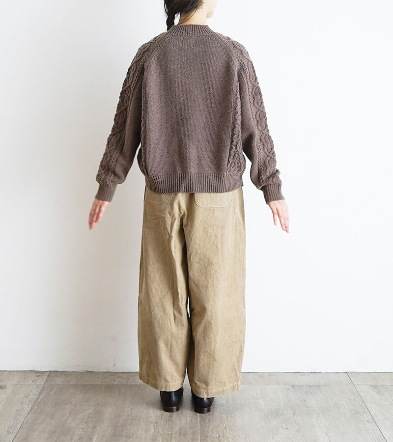 オオカミとフクロウ「オオカミと夜のパンとホットミルク&ldquo;くるみ&rdquo;」|ニット・セーター|