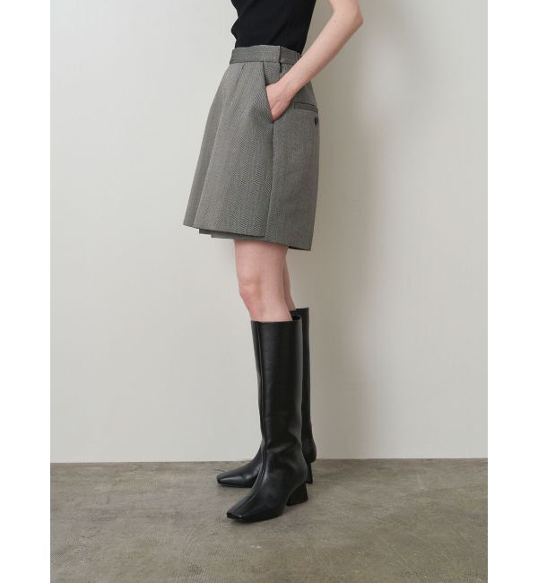 ELENDEEK「SQUARE LONG BOOTS」|ロングブーツ|