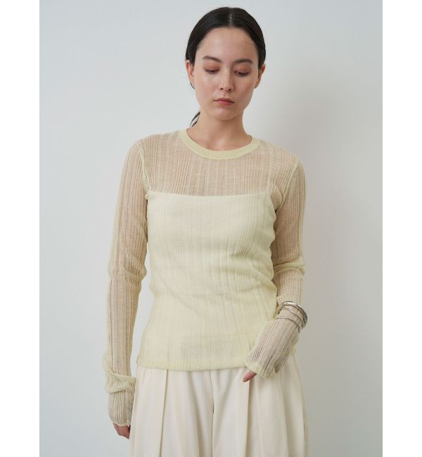 ELENDEEK「SHEER RIB KT」|ニット・セーター|