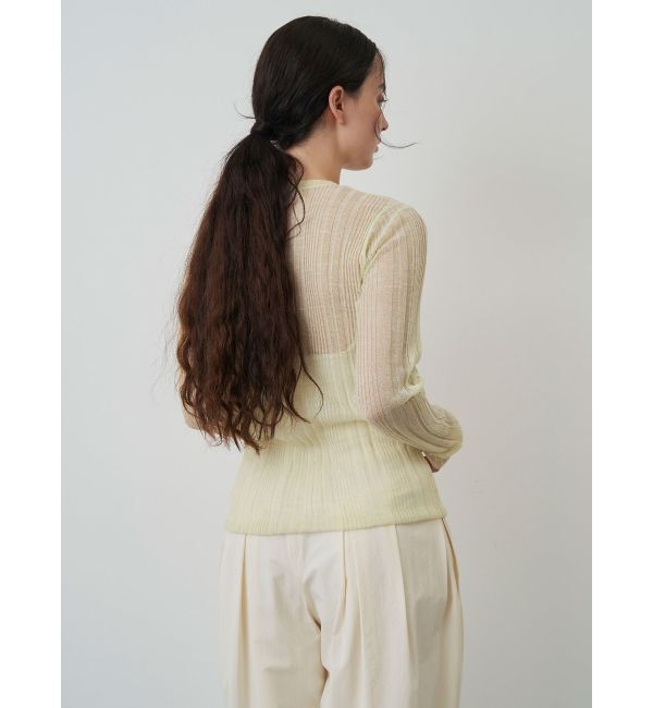 ELENDEEK「SHEER RIB KT」|ニット・セーター|