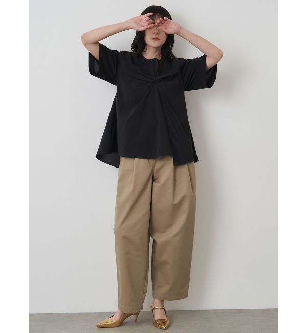 ELENDEEK「BUSTIER DRAPE BL」|シャツ・ブラウス|