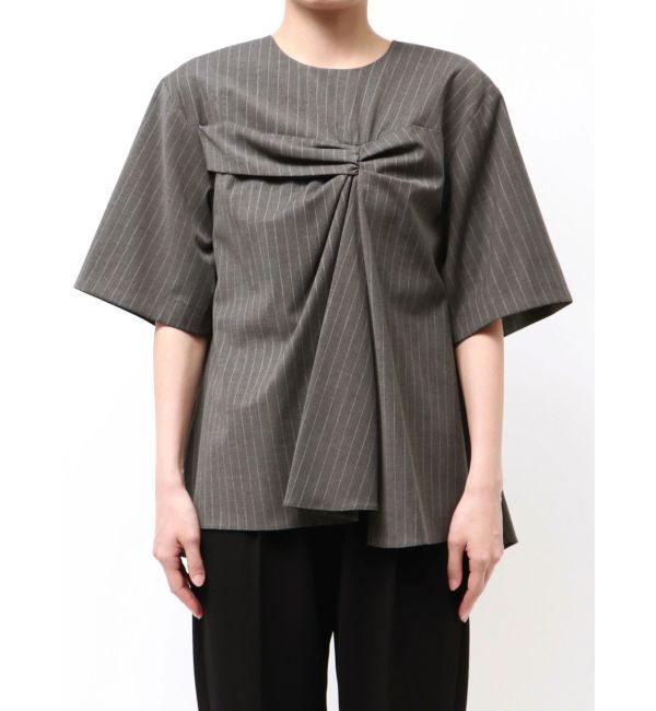 ELENDEEK「BUSTIER DRAPE BL」|シャツ・ブラウス|