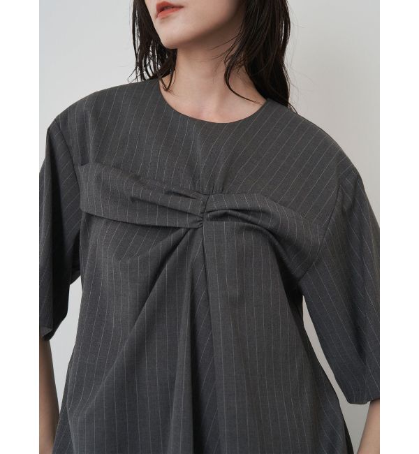 ELENDEEK「BUSTIER DRAPE BL」|シャツ・ブラウス|