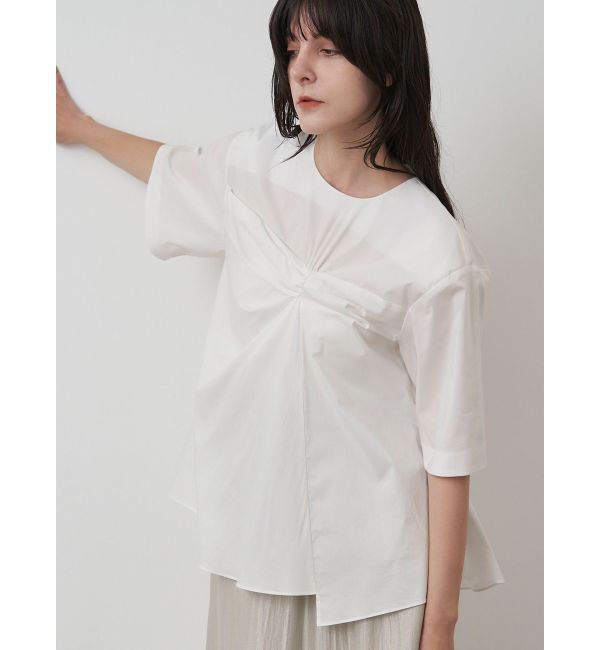 ELENDEEK「BUSTIER DRAPE BL」|シャツ・ブラウス|