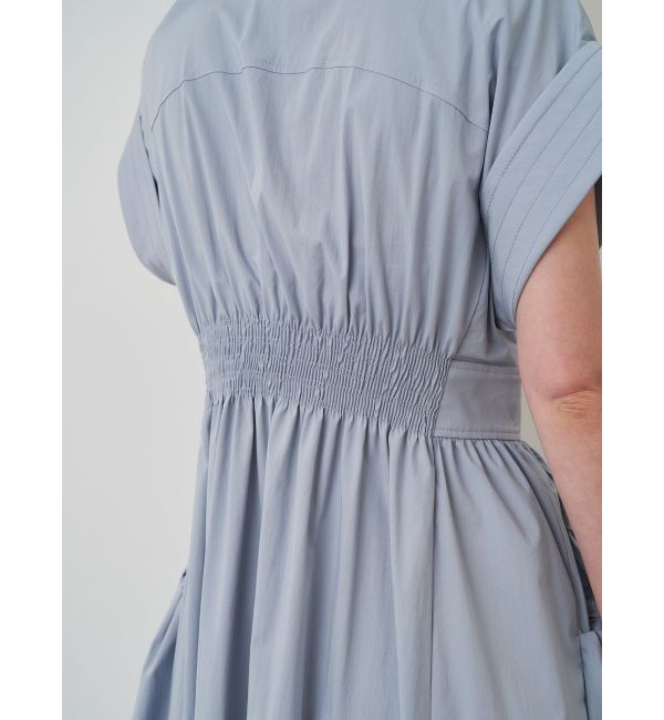 ELENDEEK「OPEN COLLAR SHIRT OP」|ワンピース|