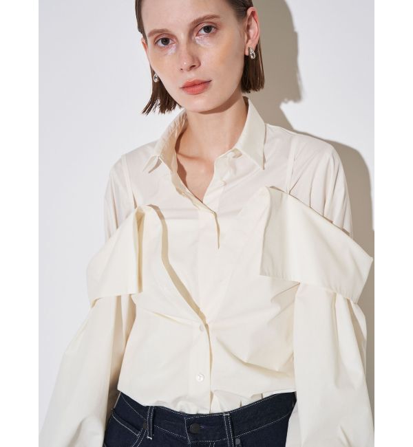 ELENDEEK「LAYERED OFF SHOULDER SH」|シャツ・ブラウス|