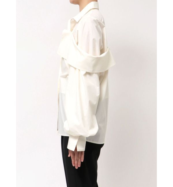 ELENDEEK「LAYERED OFF SHOULDER SH」|シャツ・ブラウス|