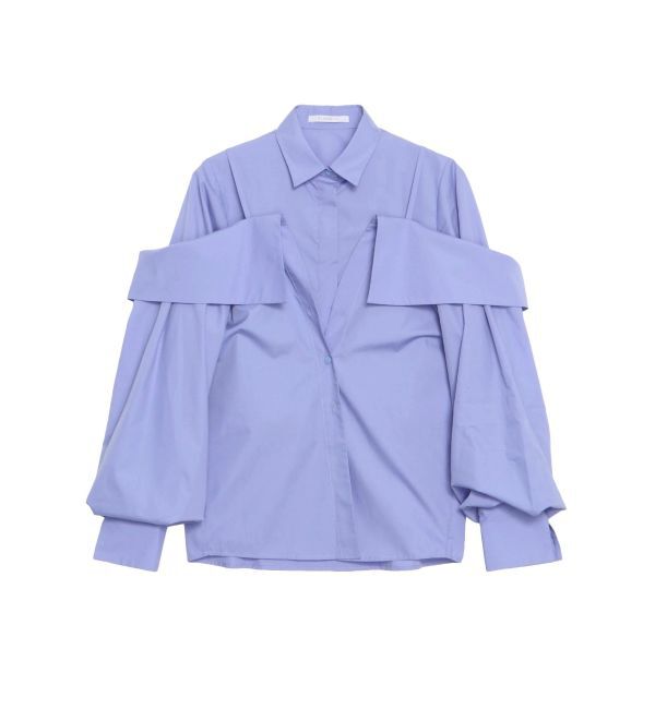 ELENDEEK「LAYERED OFF SHOULDER SH」|シャツ・ブラウス|