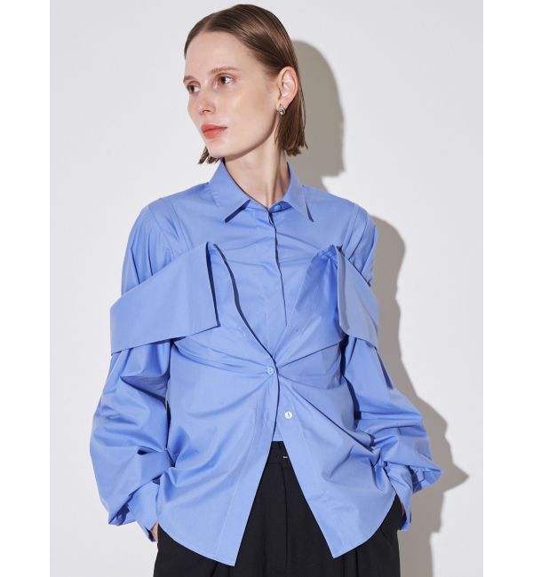 ELENDEEK「LAYERED OFF SHOULDER SH」|シャツ・ブラウス|