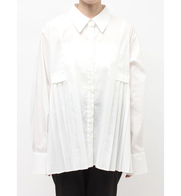 ELENDEEK「PLEATS LAYERED SH」|シャツ・ブラウス|