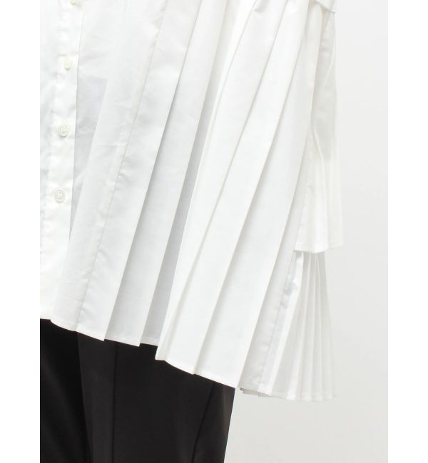 ELENDEEK「PLEATS LAYERED SH」|シャツ・ブラウス|