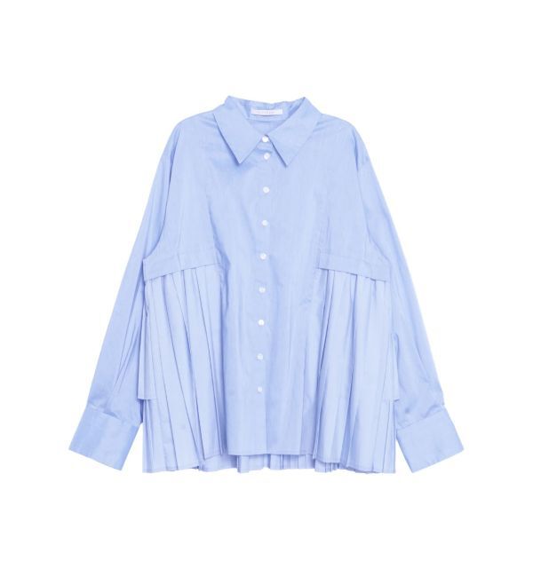 ELENDEEK「PLEATS LAYERED SH」|シャツ・ブラウス|