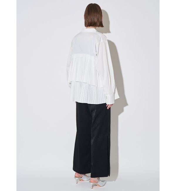 ELENDEEK「PLEATS LAYERED SH」|シャツ・ブラウス|