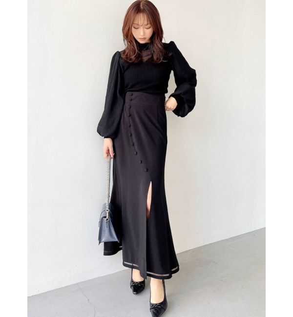 RESEXXY「ディープスリットマーメイドスカート」|スカート|