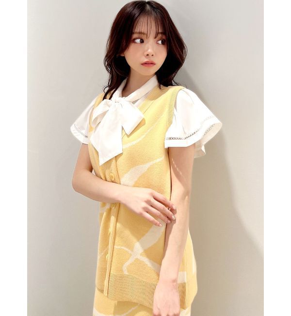 RESEXXY「ニュアンスパターンニットベスト【セットアップ着用可能】」|その他|