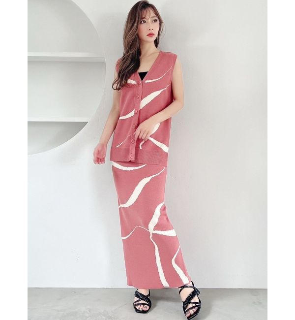 RESEXXY「ニュアンスパターンニットベスト【セットアップ着用可能】」|その他|