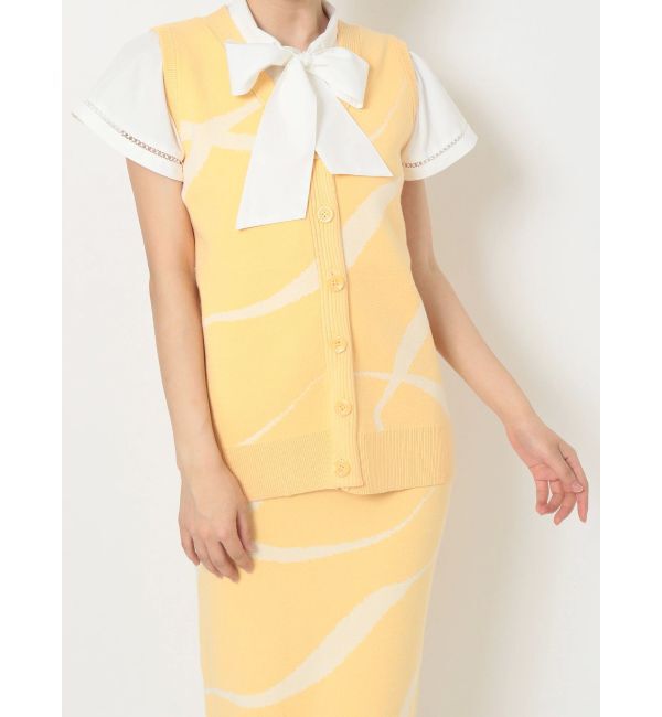 RESEXXY「ニュアンスパターンニットベスト【セットアップ着用可能】」|その他|