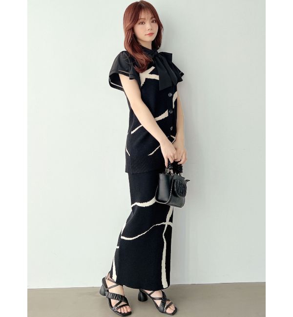 RESEXXY「ニュアンスパターンニットベスト【セットアップ着用可能】」|その他|