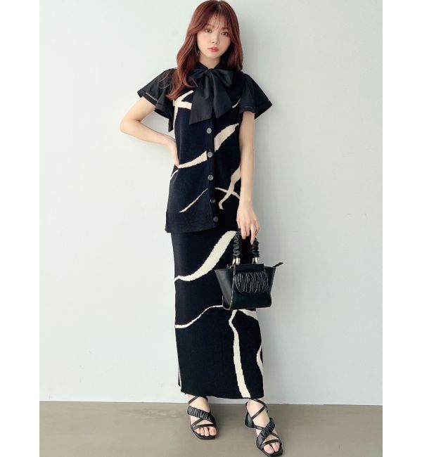 RESEXXY「ニュアンスパターンニットベスト【セットアップ着用可能】」|その他|