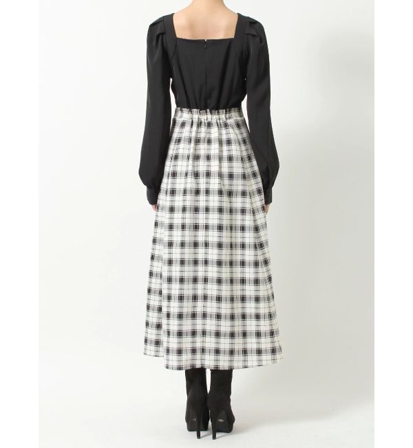 RESEXXY「ハイウエストドッキングフレアワンピース」|ワンピース|