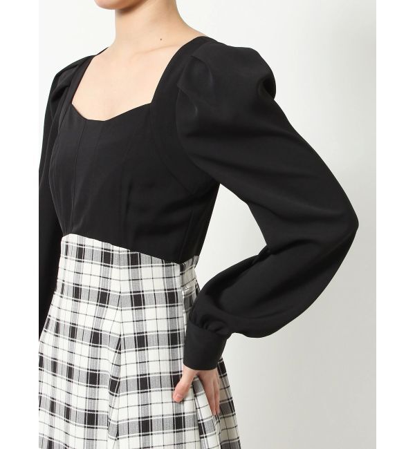 RESEXXY「ハイウエストドッキングフレアワンピース」|ワンピース|