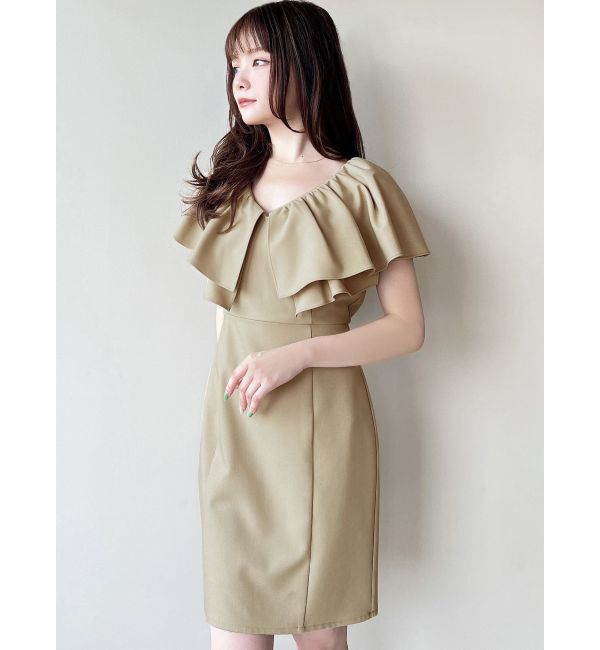 RESEXXY「ラッフルデザインミニワンピース」|ワンピース|