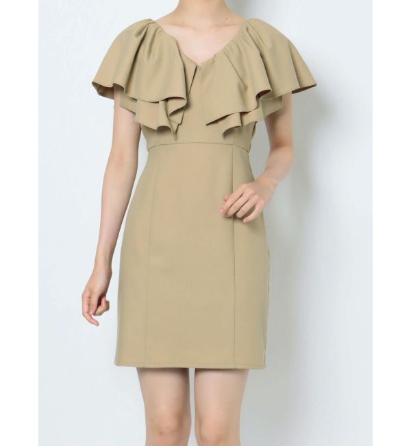 RESEXXY「ラッフルデザインミニワンピース」|ワンピース|