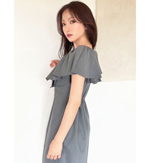 RESEXXY「ラッフルデザインミニワンピース」|ワンピース|