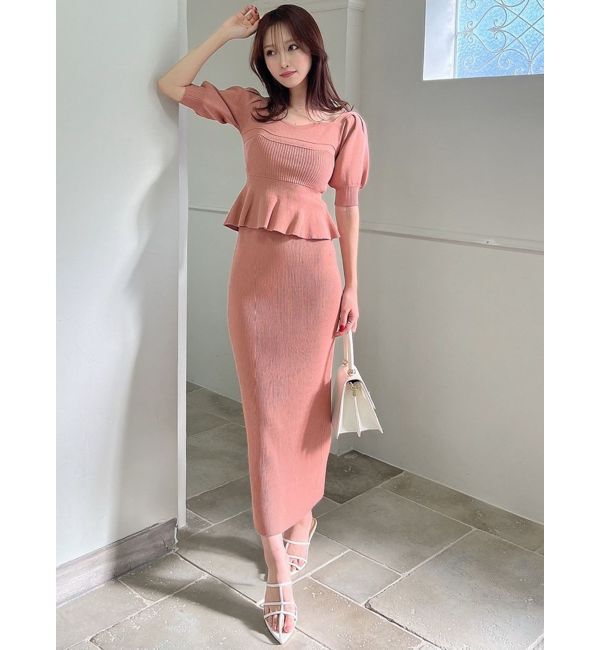 RESEXXY「リブニットペンシルスカート【セットアップ着用可能】」|スカート|