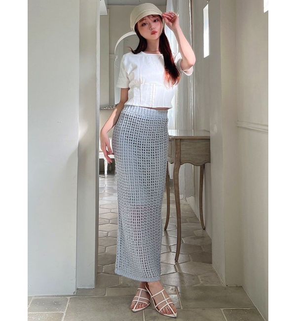 RESEXXY「メッシュペンシルスカート」|スカート|