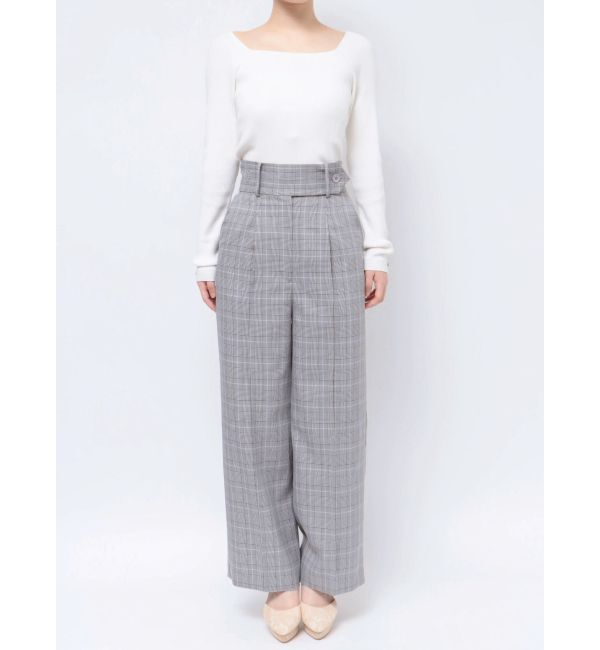 RESEXXY「ワイドベルトタックパンツ」|その他|