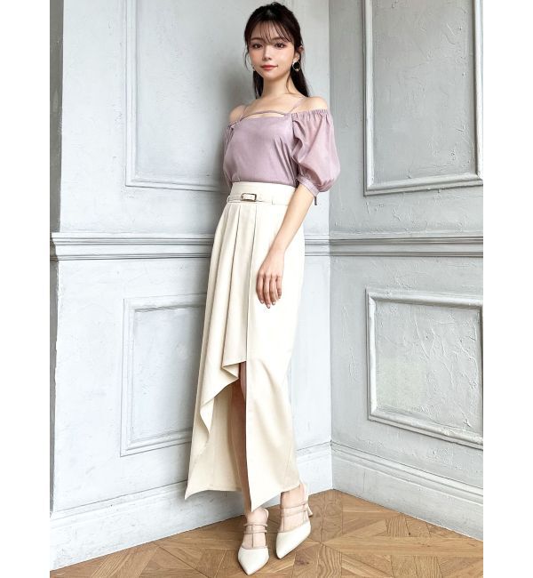 RESEXXY「ハイウエストラップスカート」|スカート|