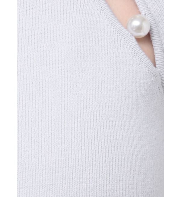 RESEXXY「パールビーズリブニットワンピース」|ワンピース|