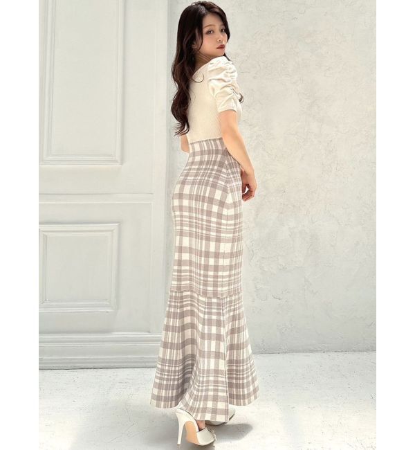 RESEXXY「ショルダーオープンマーメイドニットワンピース」|ワンピース|