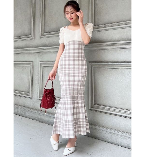 RESEXXY「ショルダーオープンマーメイドニットワンピース」|ワンピース|