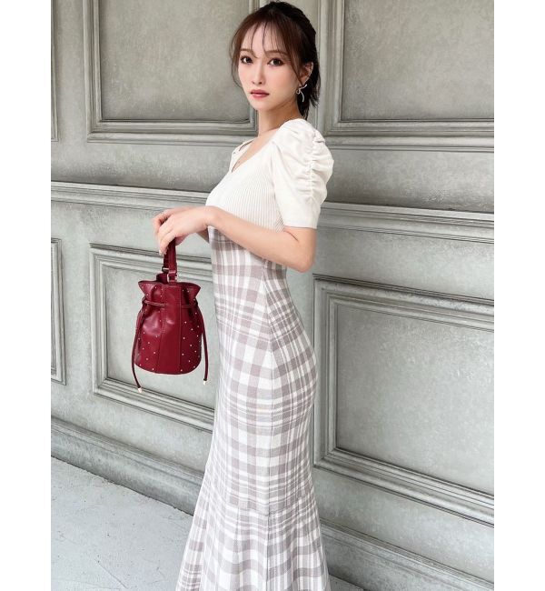 RESEXXY「ショルダーオープンマーメイドニットワンピース」|ワンピース|