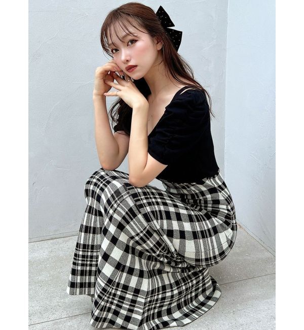 RESEXXY「ショルダーオープンマーメイドニットワンピース」|ワンピース|