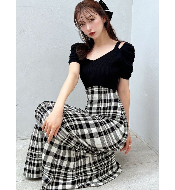 RESEXXY「ショルダーオープンマーメイドニットワンピース」|ワンピース|