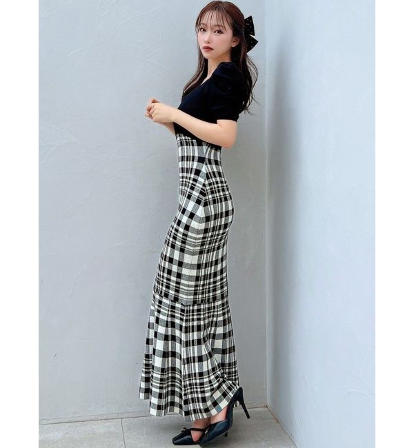 RESEXXY「ショルダーオープンマーメイドニットワンピース」|ワンピース|