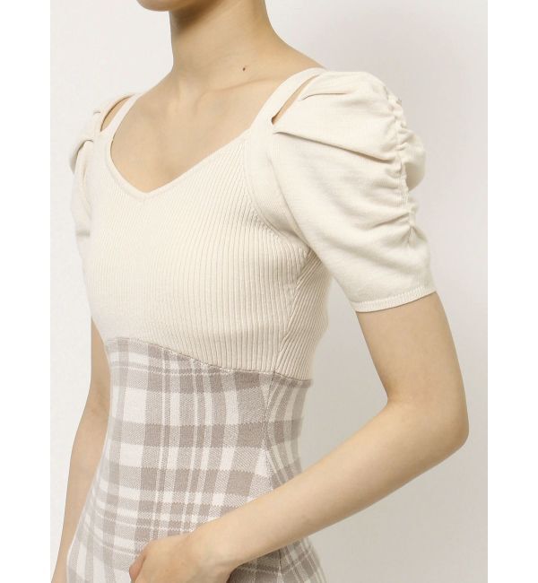 RESEXXY「ショルダーオープンマーメイドニットワンピース」|ワンピース|