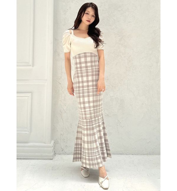 RESEXXY「ショルダーオープンマーメイドニットワンピース」|ワンピース|