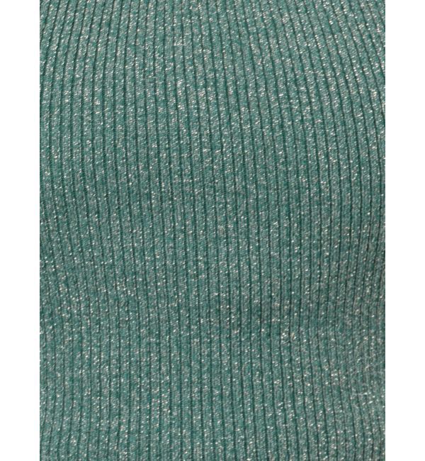 RESEXXY「グリッタークロップドルーズニットトップス」|ニット・セーター|